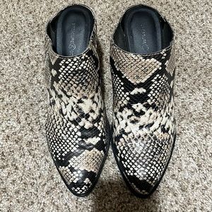Treasure & Bond snake skin heels